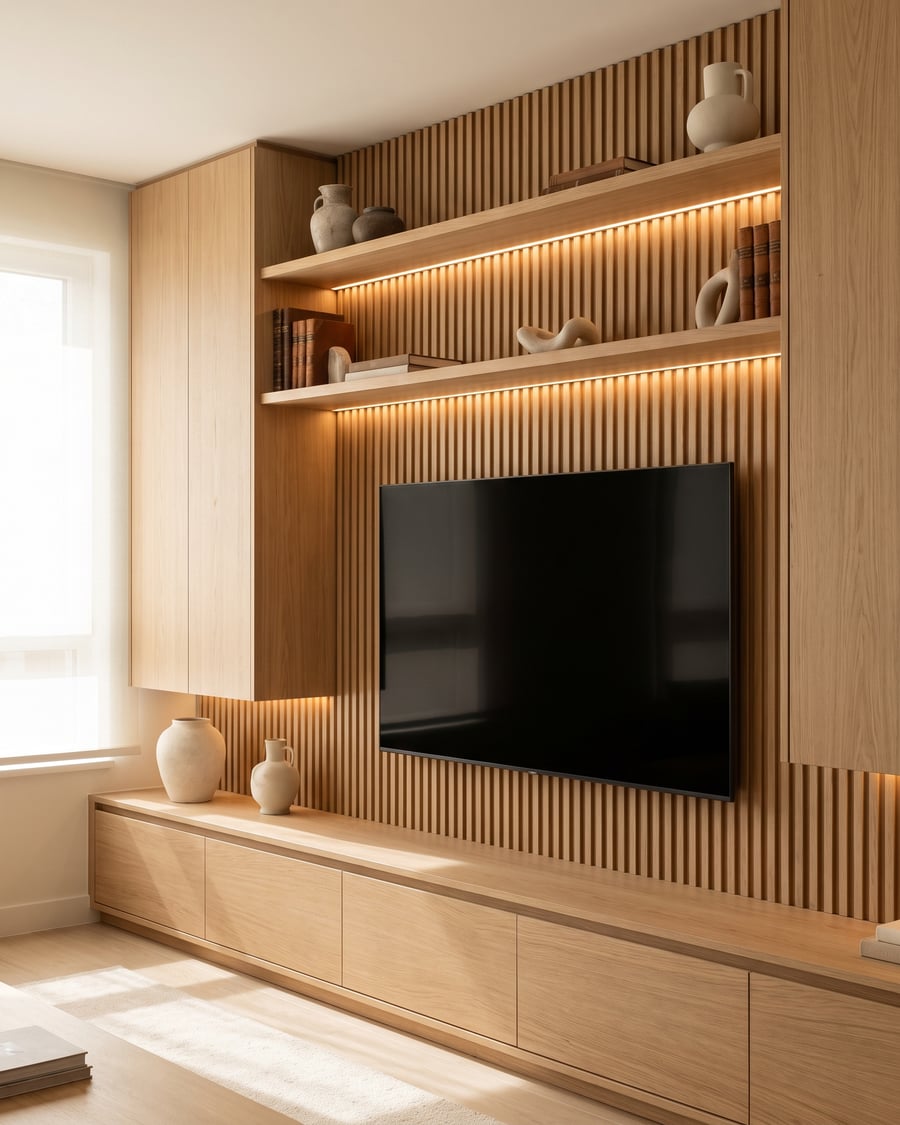Backlit Entertainment Unit, Gold Coast
