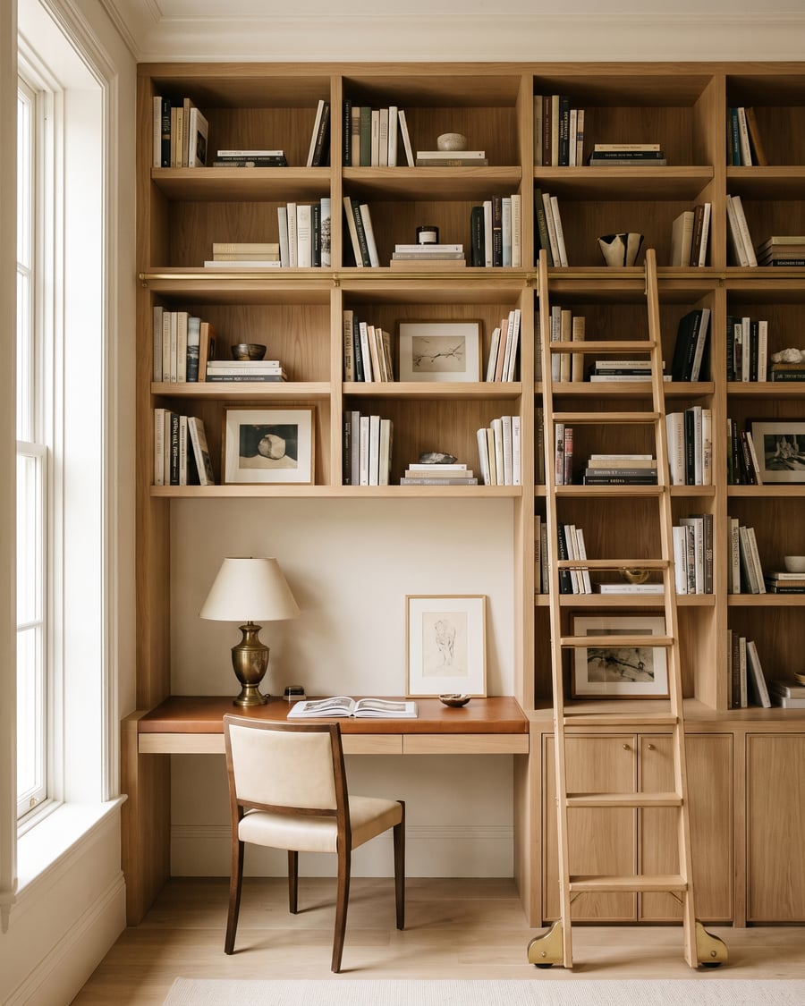 Study with Library Wall, Gold Coast