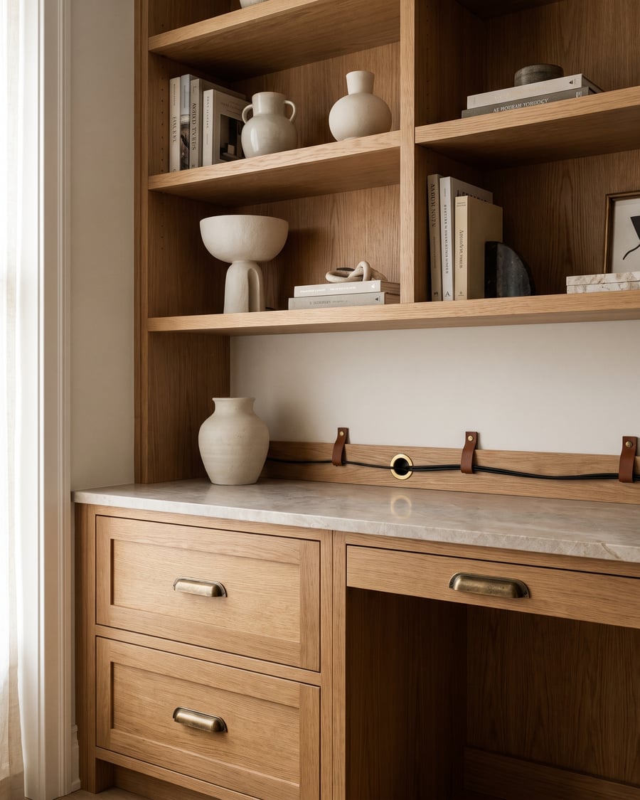 Desk & Shelving Detail, Gold Coast