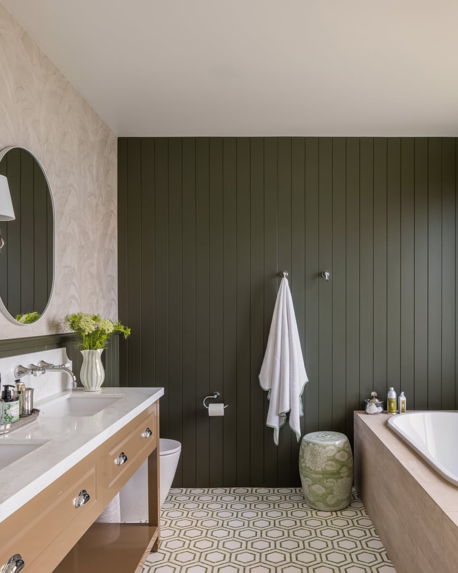 Hamptons Open-Leg Vanity, Paradise Waters